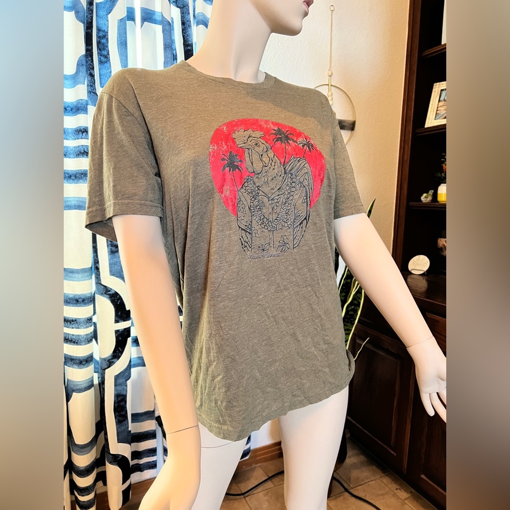 Kauai Chickens Hawaii Shirt Size Large
